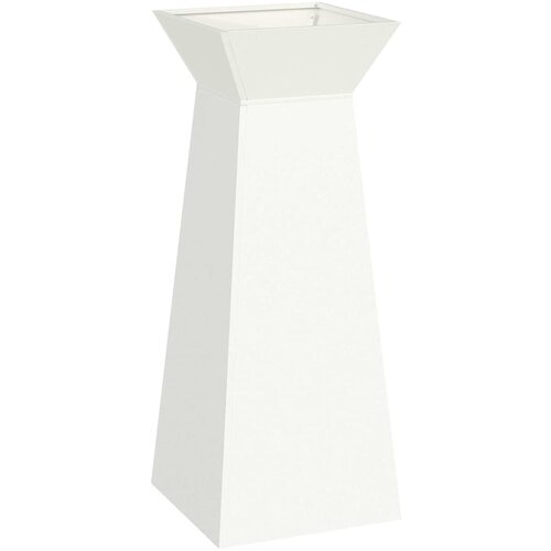  Stup saksija Bijelo 40 x 40 x 100 cm Slike