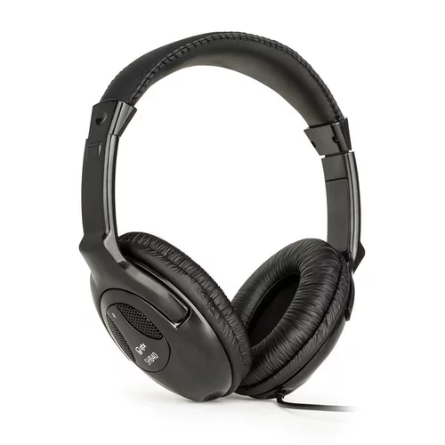 QTC SHB40, HiFi stereo slušalice, cca 2,5 m kabla, 3,5 mm priključak, crna