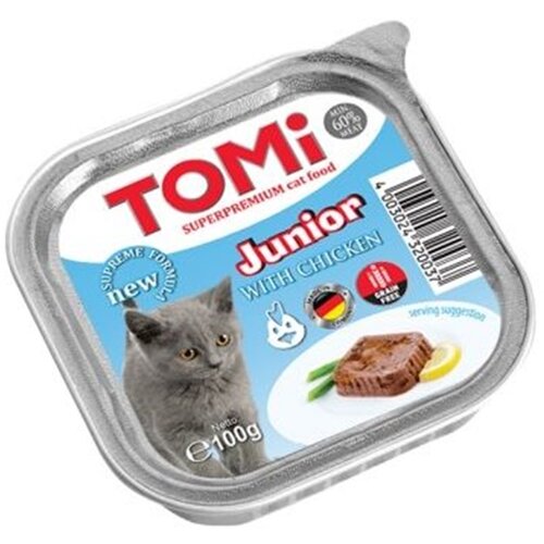 Tomi cat pašteta za mačke - junior gf 100g Slike