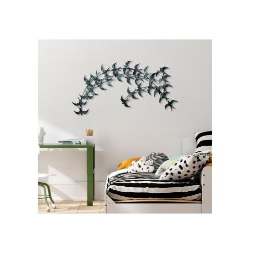 WALLXPERT Zidna dekoracija Kirlangic, 75x136cm, Crna Cijene