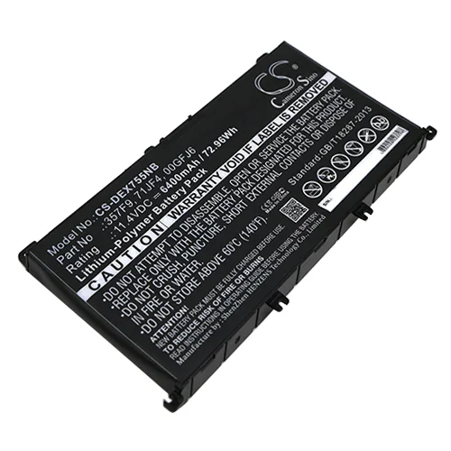  Baterija za Dell Inspiron 15-7559 / 15-5576 / 15-7567, 6400 mAh