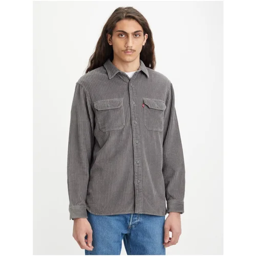 Levi's Levi&#39;s Grey Men&#39;s Corduroy Shirt Levi&#39;s® Jackson - Men&#39;s