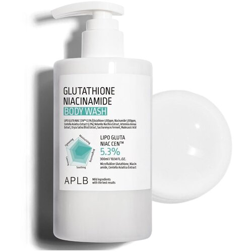 APLB Glutathione Niacinamide kupka za telo 300ml Slike