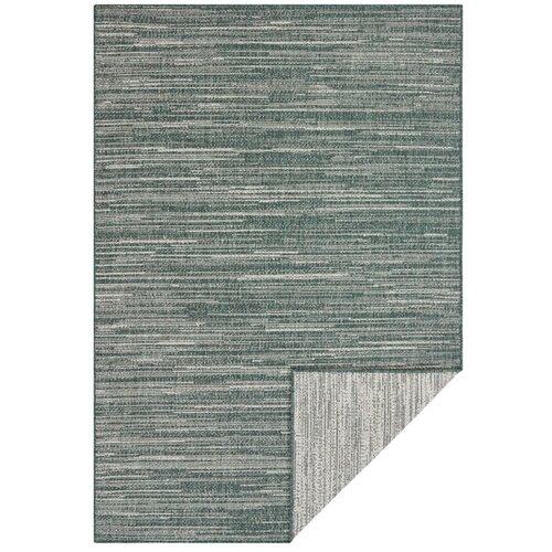 Elle Decoration Zelena zunanja preproga 150x80 cm Gemini - Elle Decoration Cene