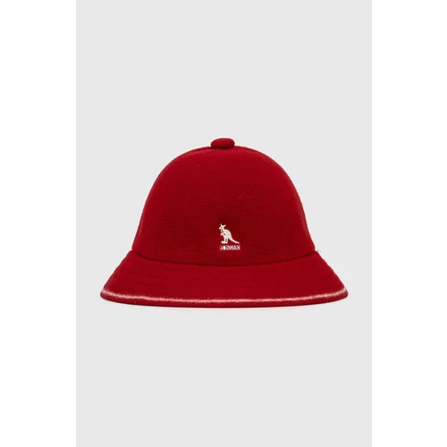 Kangol Vuneni šešir boja: crvena