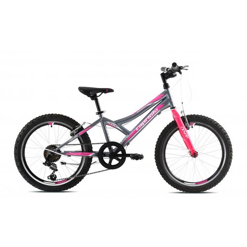 Capriolo diavolo 200 bicikl za devojčice, 11/20", sivo-roze Cene