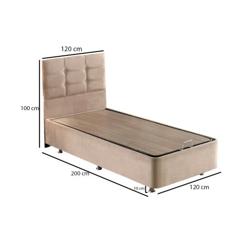 Hanah home Krevet Polo, 120x38x200 cm, Crni Cene