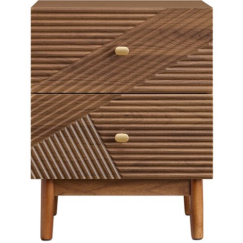 SoBuy Nočna omarica z 2 predaloma 45x40x58.2cm Funkcionalen FBT170-N, (5000091748) Slike