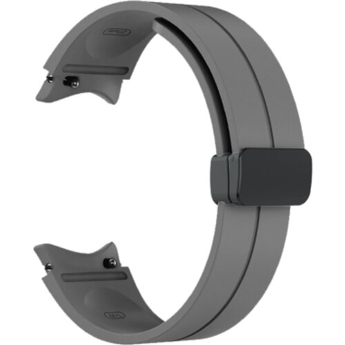 Chameleon Silikonski pašček za uro (20mm) - Clip temno siv Cene