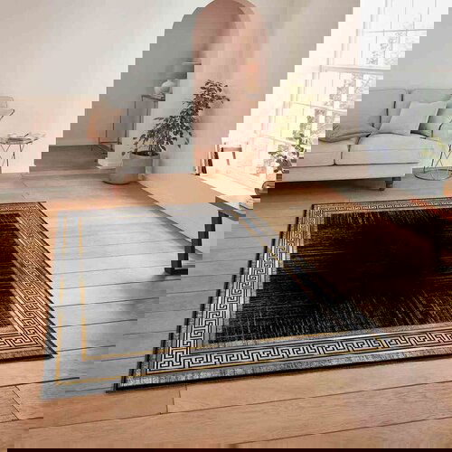Conceptum Hypnose tepih HM-CRP25-28, pravougaoni, 160x230 cm, crni Cene