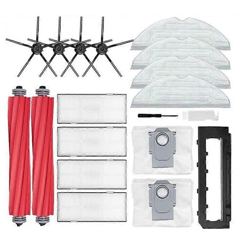INORCO Zdruljiv robotski sesalnik Xiaomi Roborock S7 Maxv / S7 Maxv Plus / S7 Maxv Ultra / G10S Glavna stranska krtaa Hepa Filter Mops, (21983522) Slike