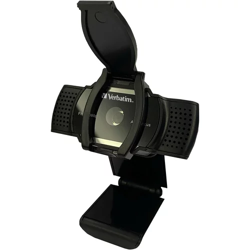 Verbatim AWC-01 Full HD spletna kamera 2560 x 1440 Pixel\, 1920 x 1080 Pixel nosilec s sponko\, stojalo, (20460170)