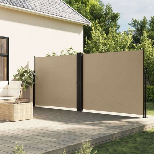  Bočna tenda na uvlačenje bež 180x1200 cm Slike