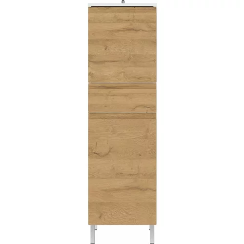 Germania Bela visoka kopalniška omarica v hrastovem dekorju 34x120 cm Torrance - Germania