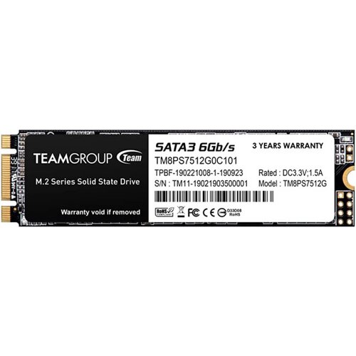 Teamgroup M.2 2280 512GB MS30 NGFF SSD SATA3 530/430MB/s TM8PS7512G0C101 Slike