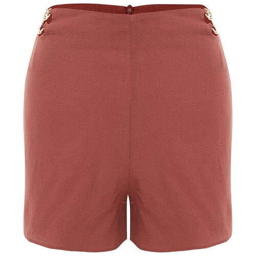 Trendyol shorts - Brown - High Waist Slike