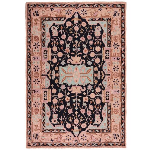 Flair Rugs Rožnata ročno tkana volnena preproga 120x170 cm Blossom Traditional – Cene