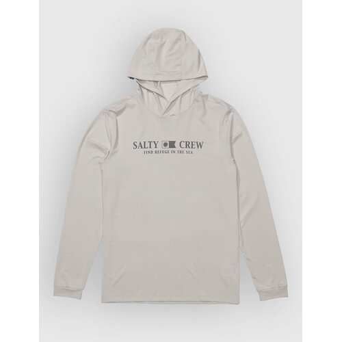 Salty Crew Flagship Hood Sunshirt Longsleeve Lycra athletic heather Cene