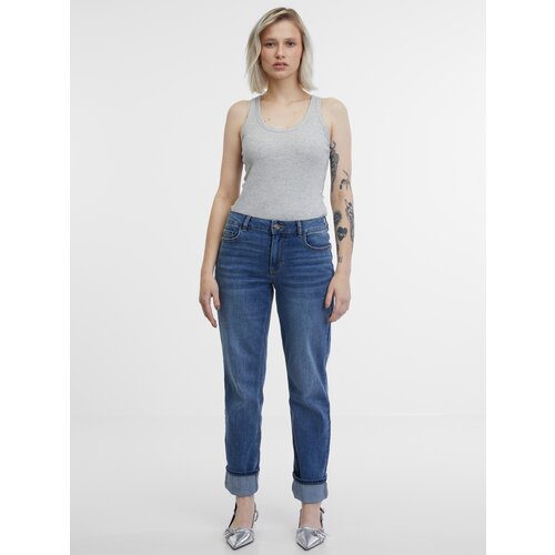 Orsay Dark Blue Women's Straight Jeans - Women's Cene