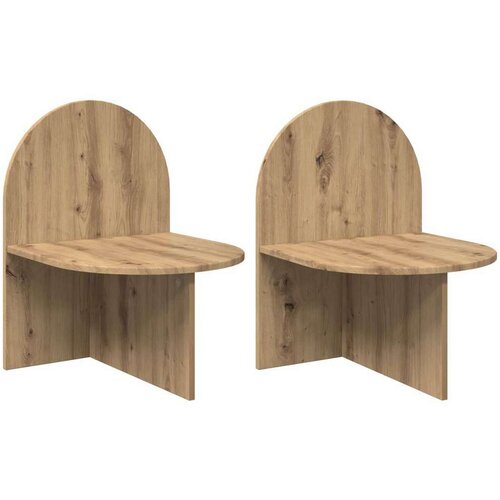  Noćni ormarić 2 pcs Hrast artisan 48 x 49 x 65 cm - Zanatski hrast 2 48 x 49 x 65 cm Cene