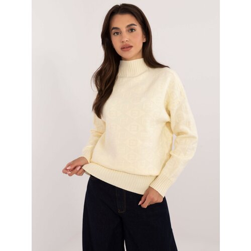 Wool Fashion Italia Sweater-AT-SW-2339.54-light yellow Cene