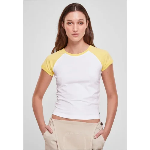 UC Ladies Ladies Organic Stretch Short Retro Baseball Tee white/vintagesun