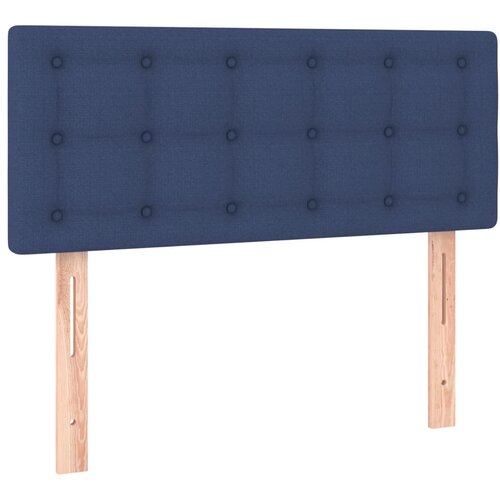  box spring s madracem LED plavi 80 x 200 cm od tkanine Slike