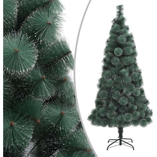 vidaXL Umetna novoletna jelka s stojalom zelena 150 cm PET Cene