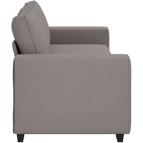  Trosjed Sofa Taupe 220x77x82 cm Tkanina - Sivo-smeđa 1 220 cm Slike
