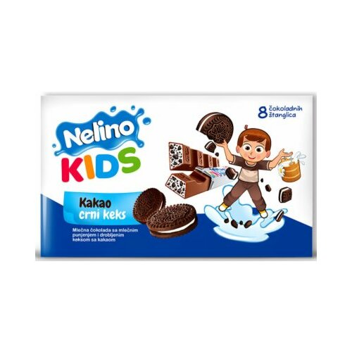 Nelino kids kakao, crni keks čokolada 93g Slike