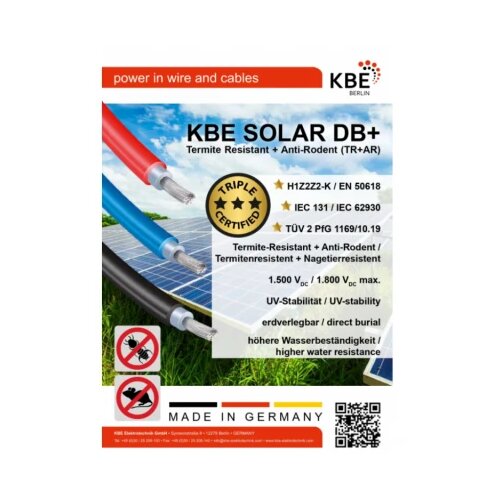  SOLARNI KABL 6MM CRNI 20m, cena za pakovanje Slike