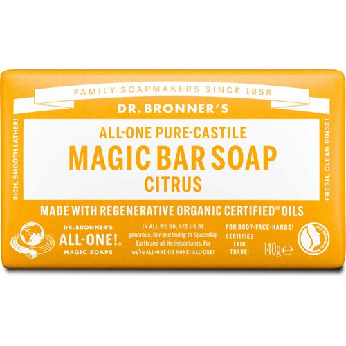 DR. BRONNER'S Trdo milo z limono in pomarančo - 140 g Cene
