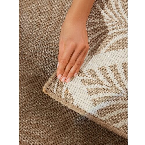 NORTHRUGS Bež-slonoko&amp;scaron;čena notranja in zunanja preproga 160x230 cm Duet Liora &amp;ndash; Slike