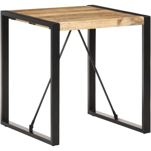  Blagovaonski stol 70 x 70 x 75 cm od masivnog grubog drva manga Slike