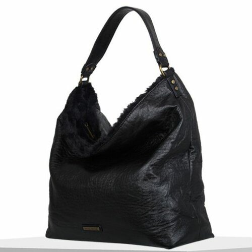  ZENSKA TORBA ZA RAME HOBO-CRNA Cene
