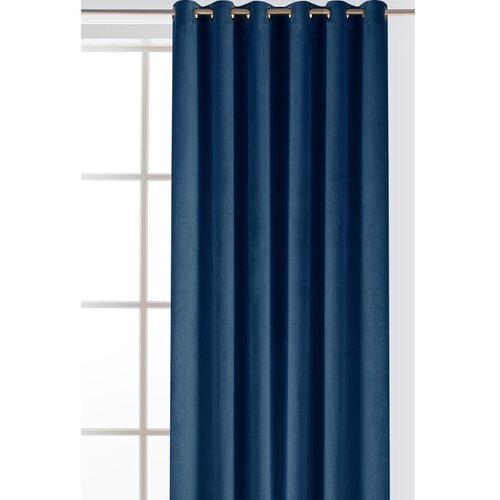 Filumi Modra žametna zavesa za delno zatemnitev 140x250 cm Velto &amp;ndash; Slike