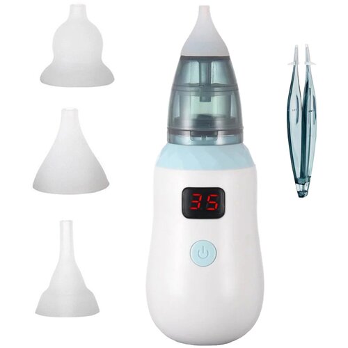  Akumulatorski LCD nosni aspirator za otroke + nastavki Cene