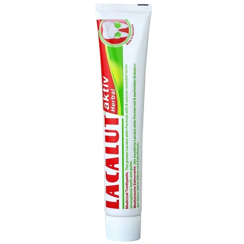 Lacalut Aktiv Herbal pasta za jačanje zuba i desni 75 ml