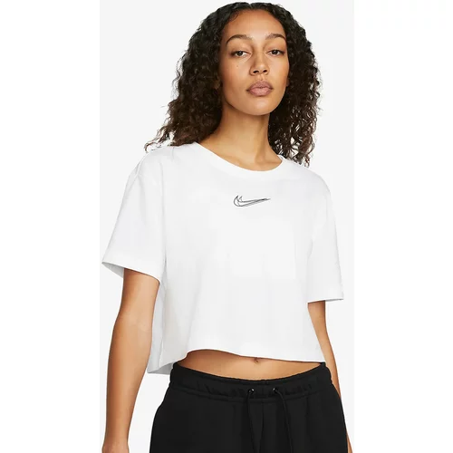 Nike Cropped Dance T-Shirt White