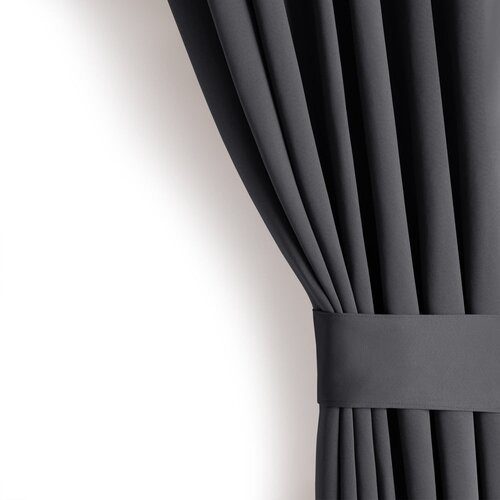 Restilo Temno siva zatemnitvena izolacijska zavesa 140x245 cm Pleat &amp;ndash; Slike