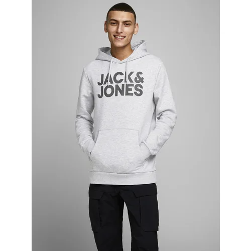 Jack & Jones Corp Pulover Siva