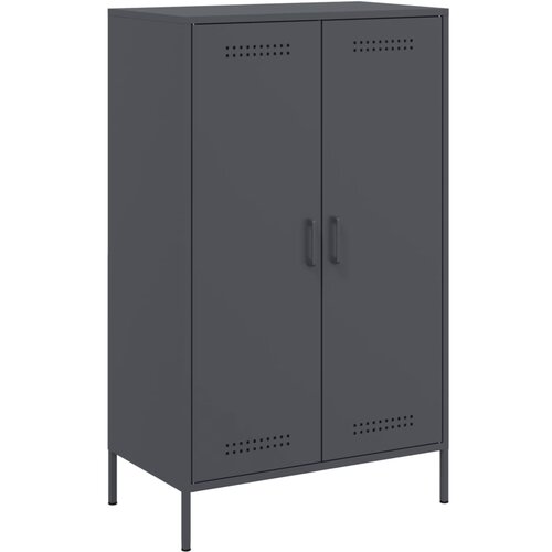 Maison Chic Komoda - Predalnik antracitna 68x39x113 cm jeklo, (21715584) Slike