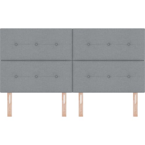  LED uzglavlje svjetlo svjetlosiva 90 cm tkanina Slike