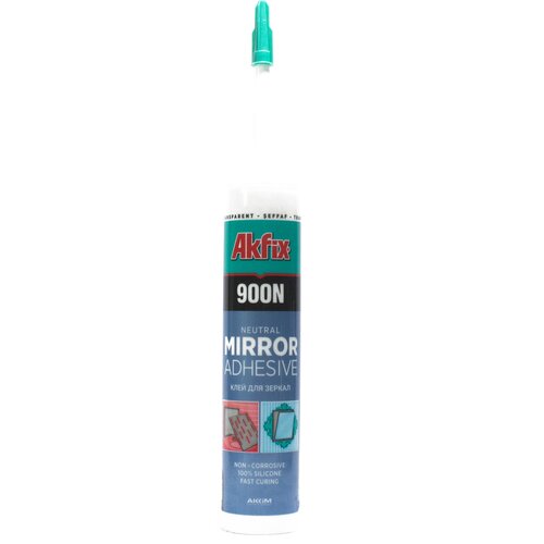 Akfix Silikon za ogledala 310 ml providan Slike