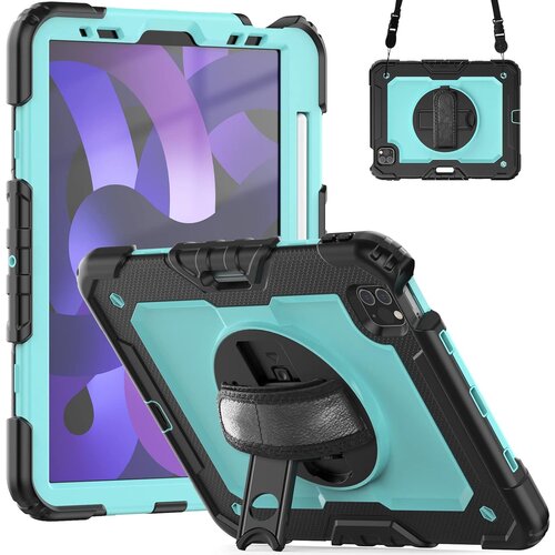JTech Ohi&scaron;je za iPad Air 5/4/Pro 11" s stojalom in naramnim pasom Mint, (22025264) Cene