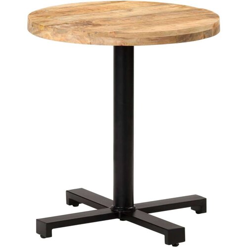 VidaXL bistro stolić okrugli &amp;Oslash; 70 x 75 cm od grubog drva manga Slike