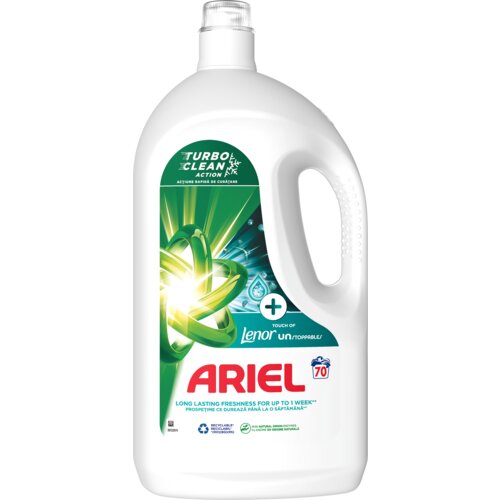 Ariel tečni deterdžent za pranje veša touch of lenor unstoppable 3.5l,70 pranja Slike