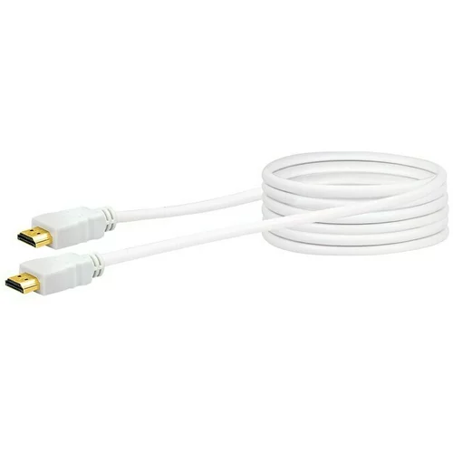 SCHWAIGER HDMI-kabel (3 m, Pozlaćeni kontakti, Bijele boje)