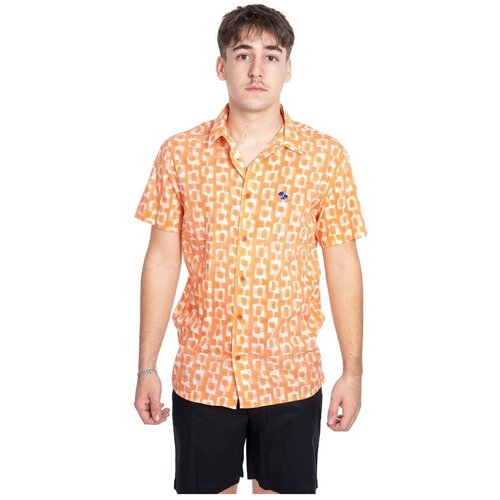 Isla Bonita By Sigris Srajce s kratkimi rokavi Mo&amp;scaron;ka Srajca Oranžna Slike