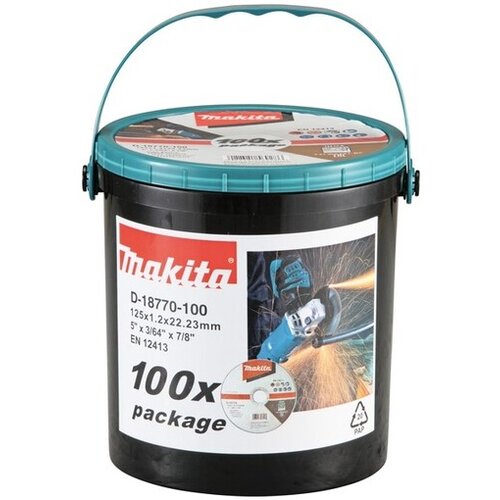 Makita rezalne plo&amp;scaron;če v vedru-100 kos D-18770-100 Slike